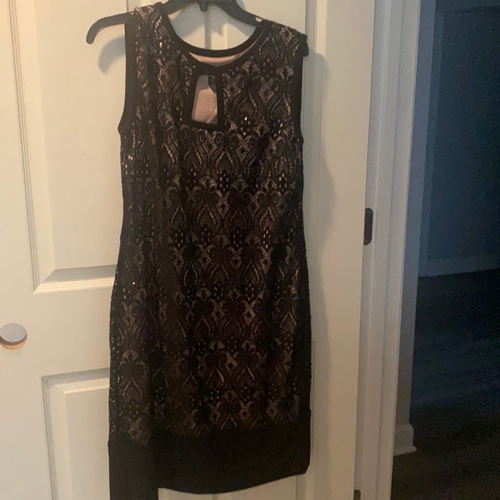 Barely Used sequin black dress
